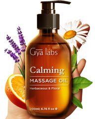 Gya Labs Calming Massage Oil bottle 6.76 fl oz