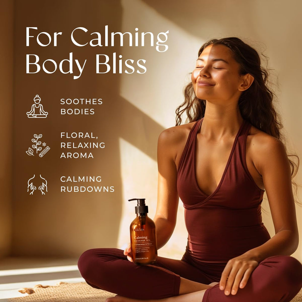 Gya Labs Calming Massage Oil packaging