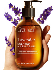 Gya Labs Lavender Massage Oil bottle – 6.76 fl oz