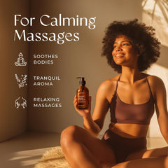 Box packaging of Gya Labs Lavender Massage Oil