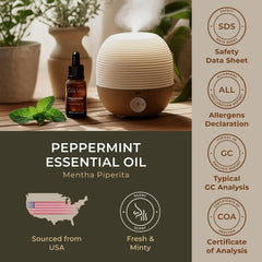 Gya Labs Peppermint Essential Oil packaging and quality control