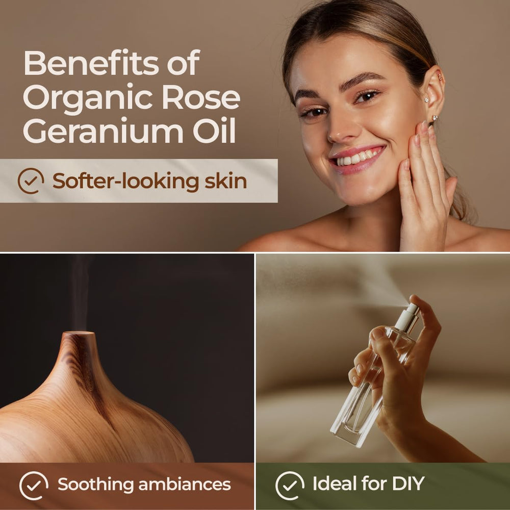 DIY crafting with rose geranium essential oil