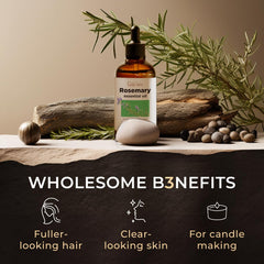Gya Labs rosemary oil diffuser setup showing herbaceous scent