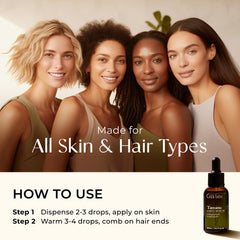 Tamanu oil used as a base for DIY skincare recipes