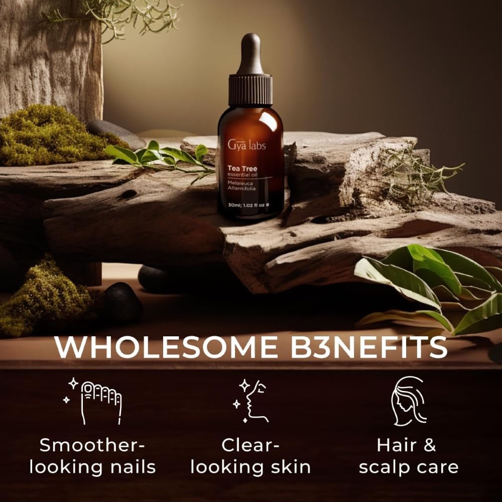 Tea tree essential oil for nails