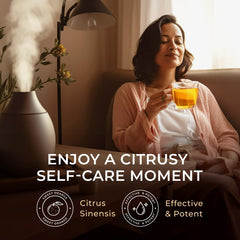 Gya Labs Orange Essential Oil candle-making setup highlighting a fresh DIY fragrance.