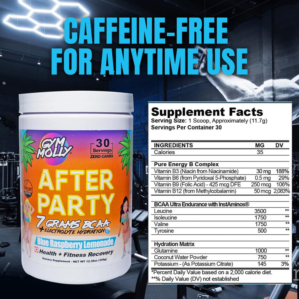 Sunflower-based vegan BCAA source for Gym Molly After Party
