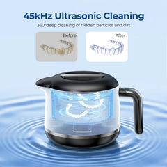 360-degree UV lights inside the cleaner