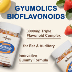 Close-up of Hesperidin and Quercetin as bioflavonoid components