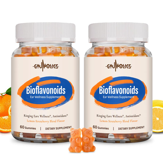 Front bottle of Gyumolics Flavonoid Gummies showing 3000mg bioflavonoid complex