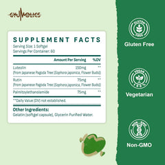 Graphic highlighting Palmitoylethanolamide (PEA) 75mg in the formula