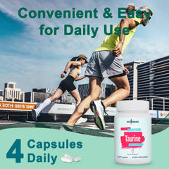 Bottle of Gyumolics Taurine 120 capsules