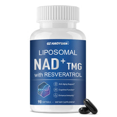 Front view of GZ HAOYUAN Liposomal NAD+ Supplement bottle