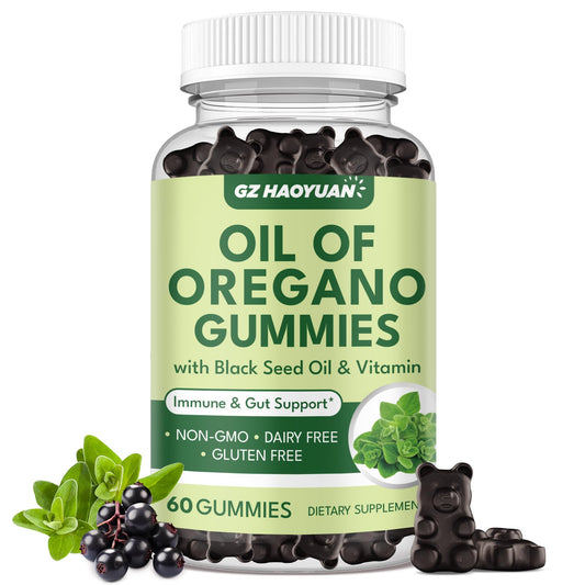 GZ HAOYUAN Oil of Oregano Gummies bottle front