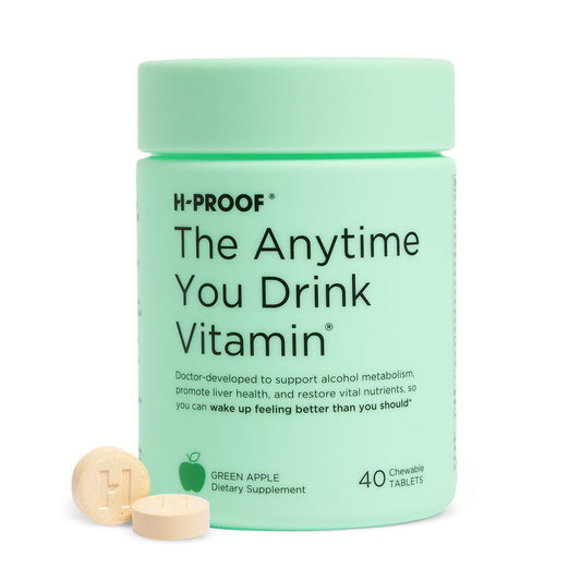 H-PROOF bottle with 40 chewable tablets