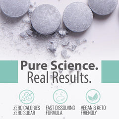60-count packaging of H2UP sugar-free hydrogen tablets