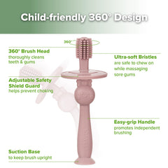 Hygienic upright storage with suction base