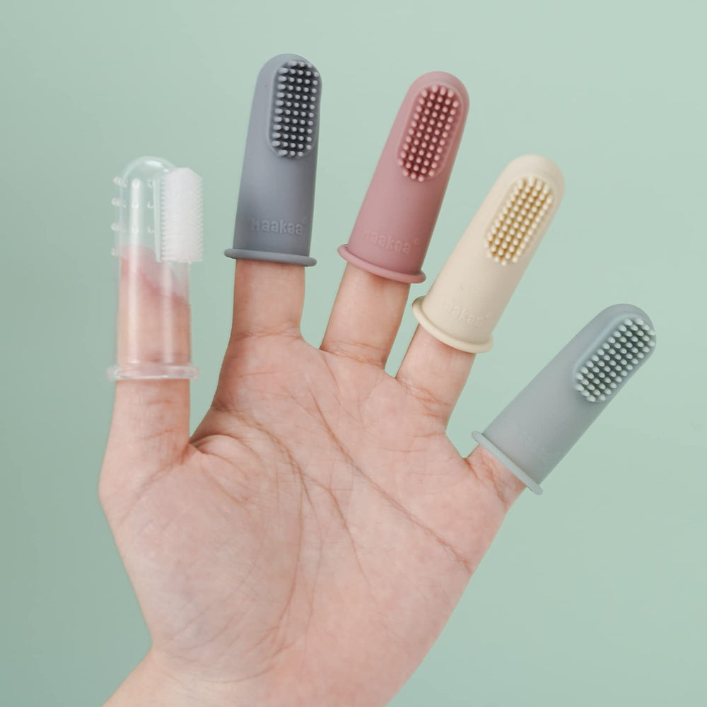 Close-up of silicone bristles and material