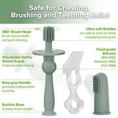 Stage 3 safety guard on haakaa toothbrush – choking prevention
