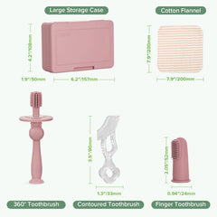 Ventilated storage box included with the Haakaa Toothbrush Set