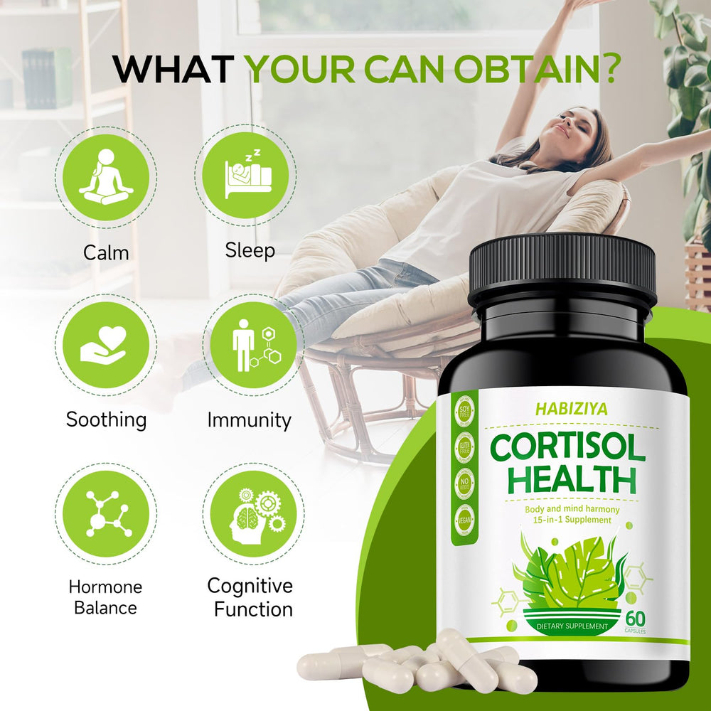 Overview of HABIZIYA 15-in-1 cortisol support ingredients