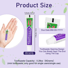 Bulk travel toothpaste ideal for hotels, motels, and airlines