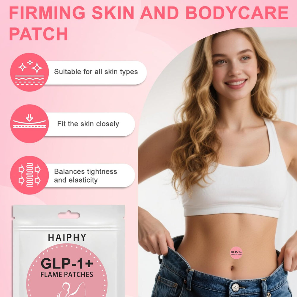 GLP-1 patch packaging and branding details