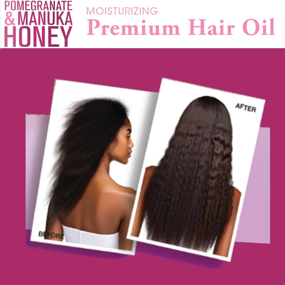 Hair Chemist manuka honey detail captures natural nourishment for hair health
