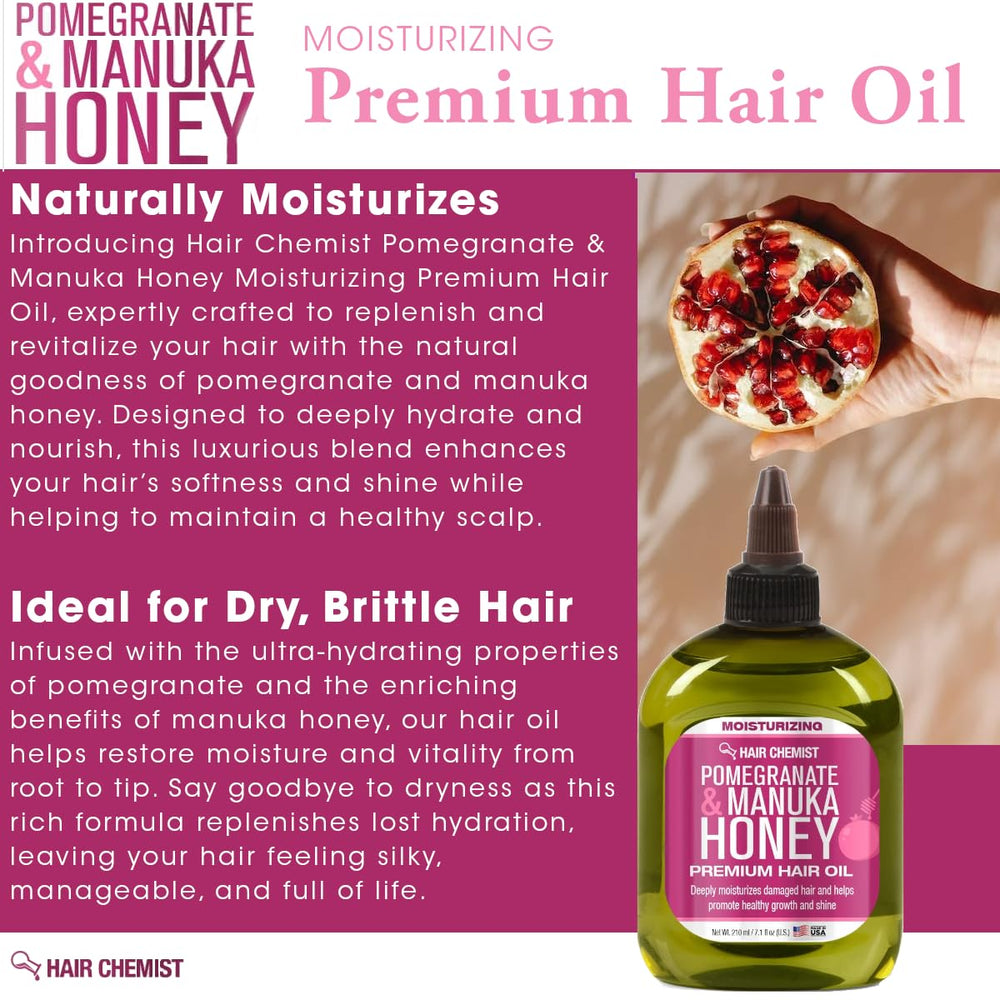 Hair Chemist pomegranate extract close-up emphasizes antioxidant-rich scalp refresh