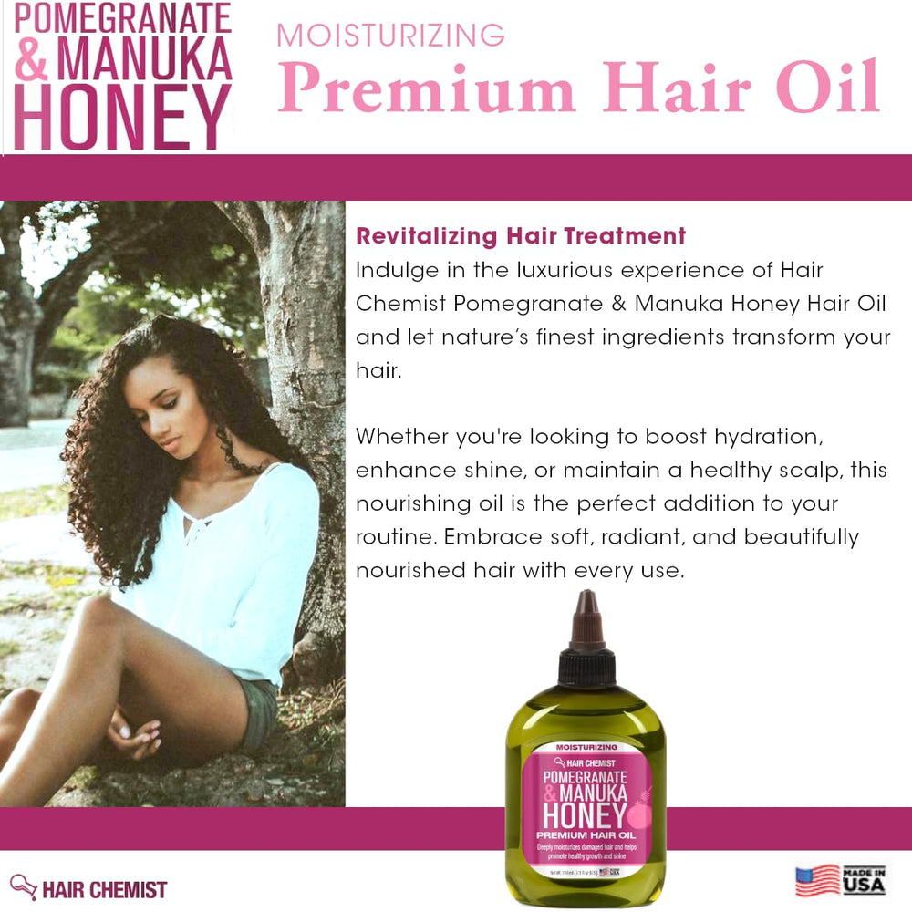 Hair Chemist scalp and hair glow after application