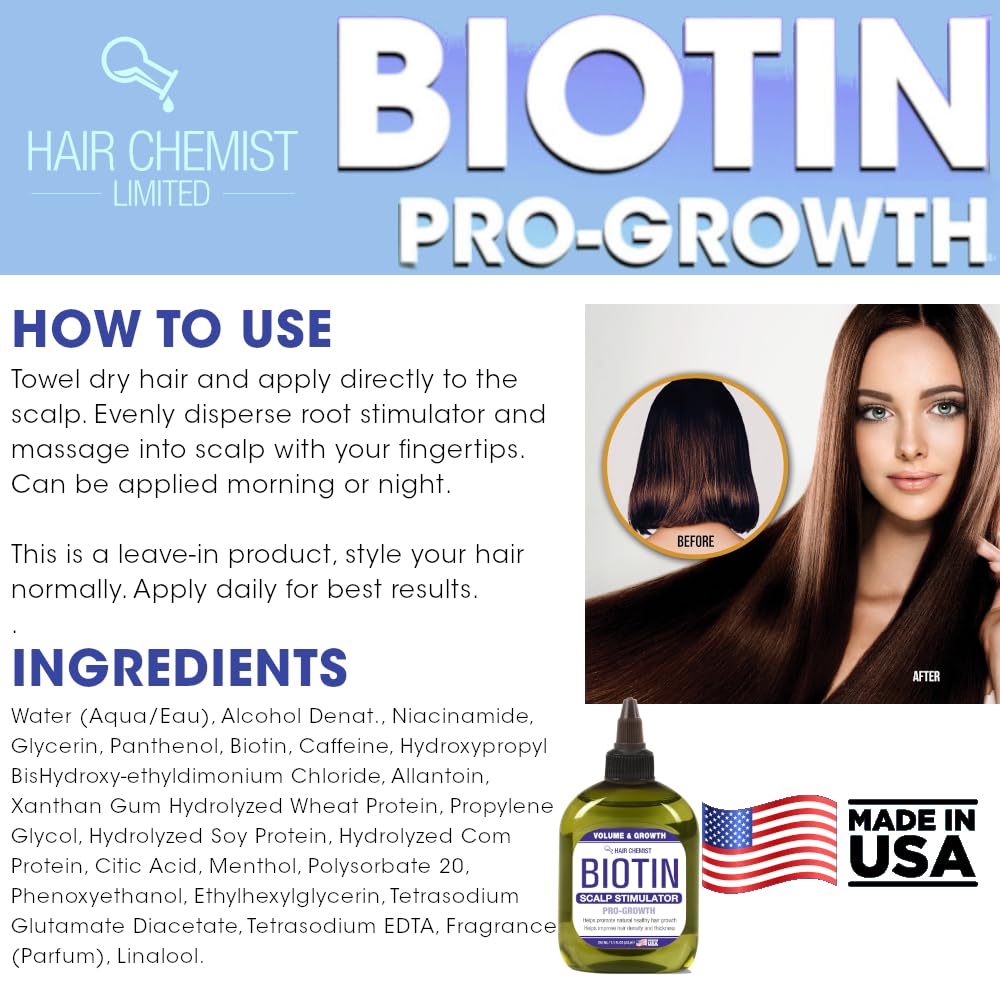 Hair Chemist made-in-USA badge underscores quality and trust.