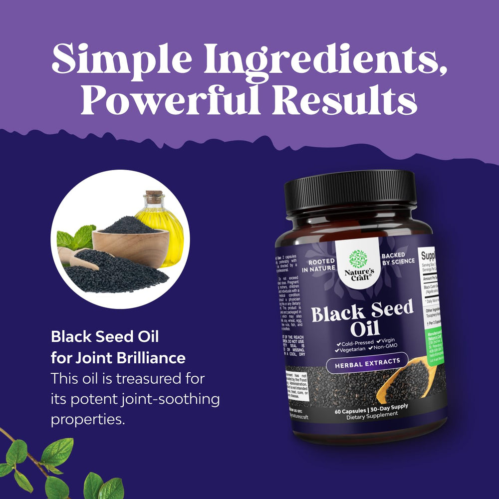 Hair growth benefits from black seed oil capsules