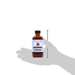 Hair growth support with rosemary-infused castor oil