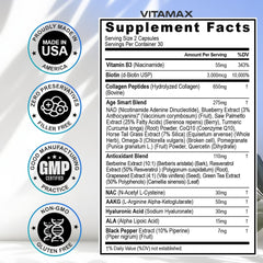 Capsules of Vitamax Age Smart for hair, nails, skin and joints