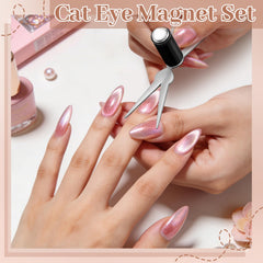 HairChrysm heart-shaped magnet small for delicate cat-eye tips