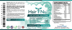 HairNu product packaging on a white background