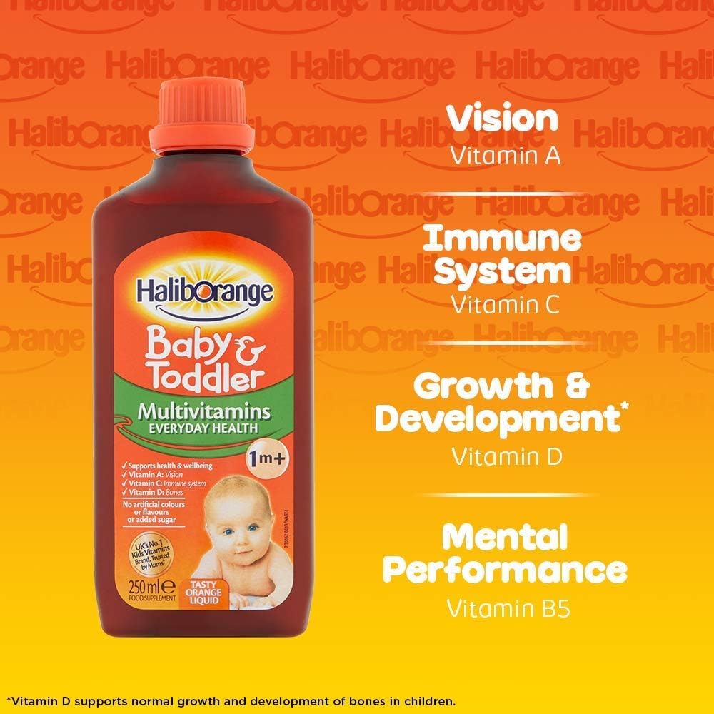 Haliborange packaging and bottle - 2 pack bundle
