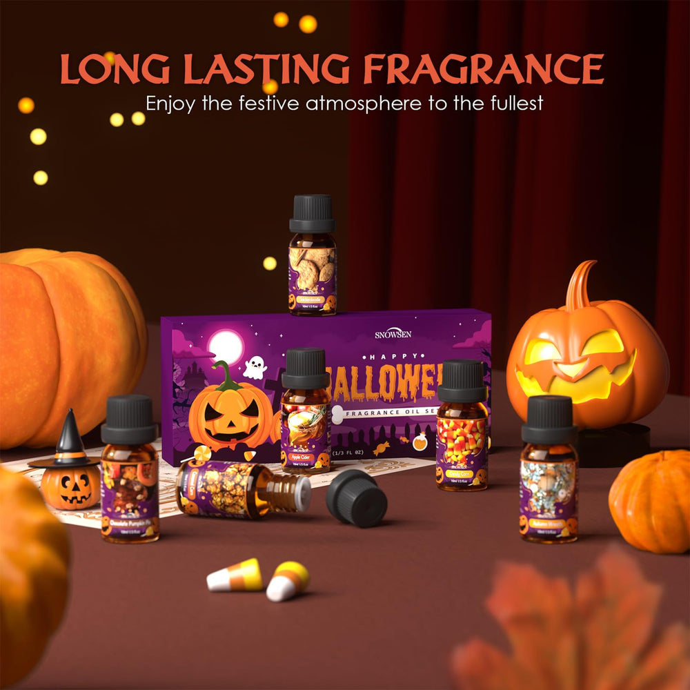 Halloween Essential Oil Set gift box with decorative packaging