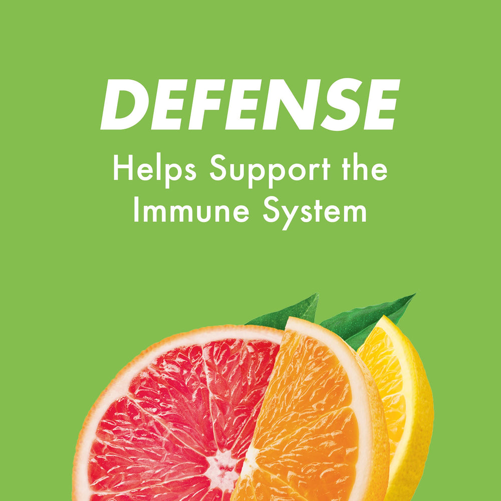 Ingredients for HALLS Defense Vitamin C Drops