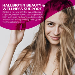 Skin radiance concept with Biotin