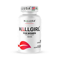 Hallusa Natural Hallgirl Aguaje Curves Capsules bottle front view