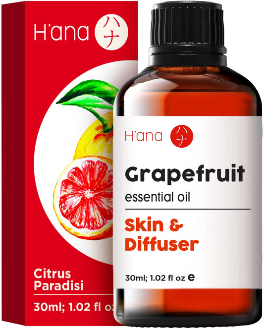 H'ana Grapefruit Essential Oil bottle - 1.02 fl oz