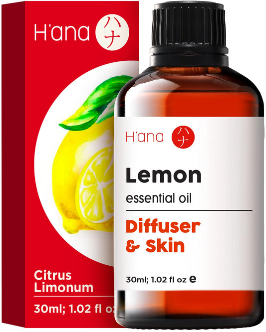 H'ana Lemon Essential Oil bottle - 1.02 fl oz