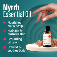 Diffuser with myrrh essential oil aroma