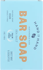 Hand in Hand vegan palm-oil-free bar soap suitable for daily cleansing