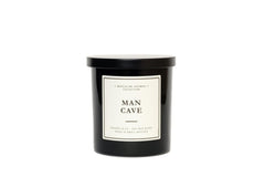 9oz masculine candle hand-poured in California with a woodsy scent