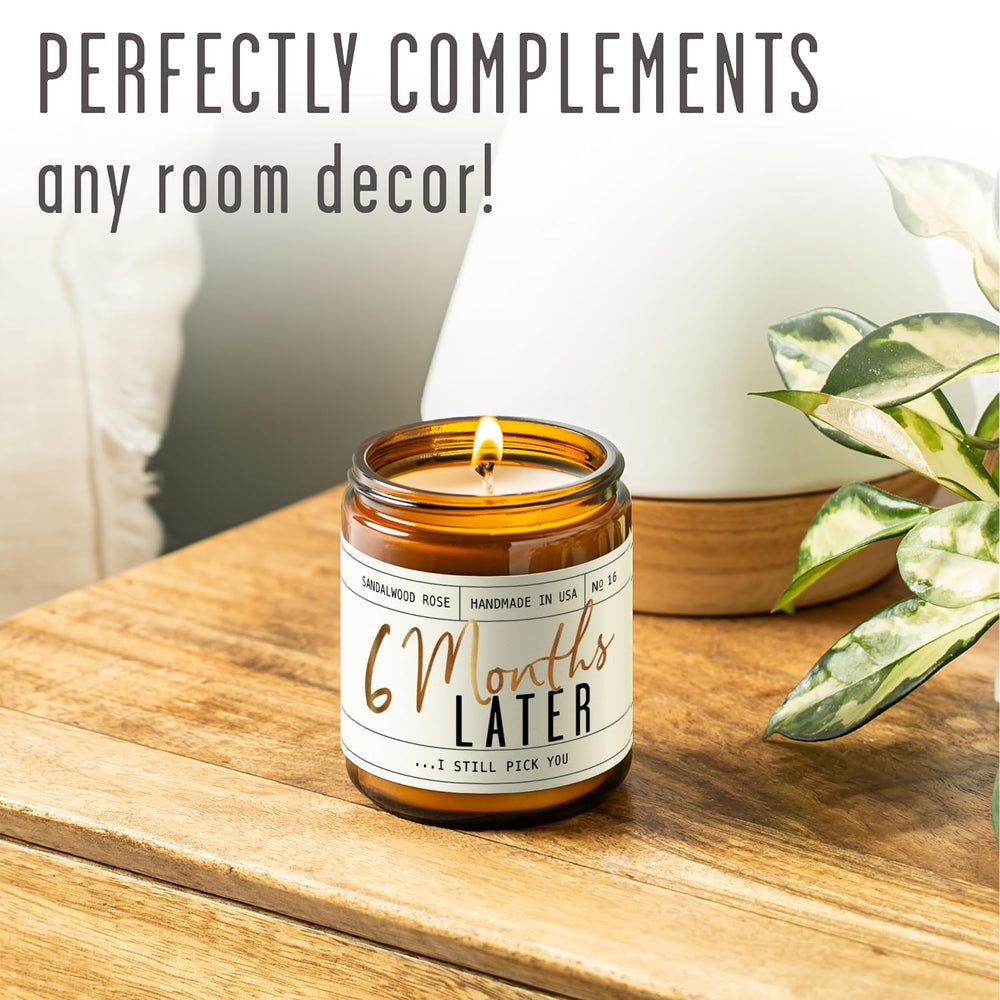 Hand-poured small-batch candle in USA-made jar
