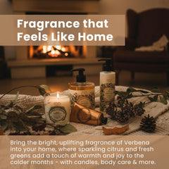 Hand-poured Verbena candle from Provence