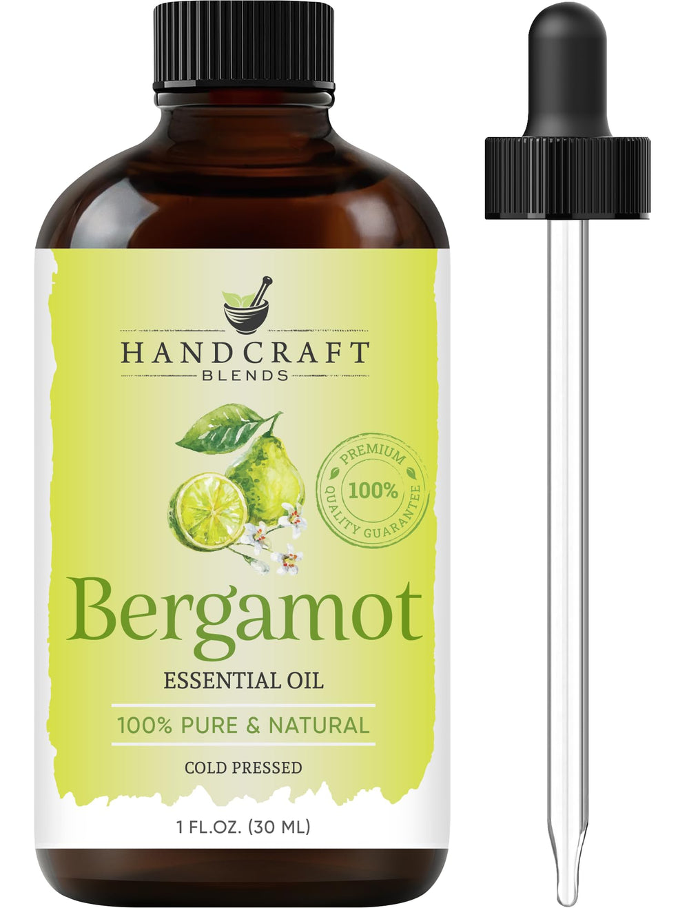 1 oz Handcraft Blends Bergamot essential oil bottle