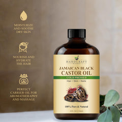 Castor oil bottle for precise application